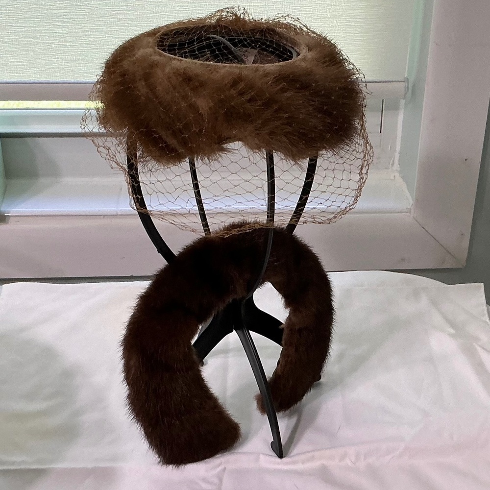 Vintage Mink Hat & Collar